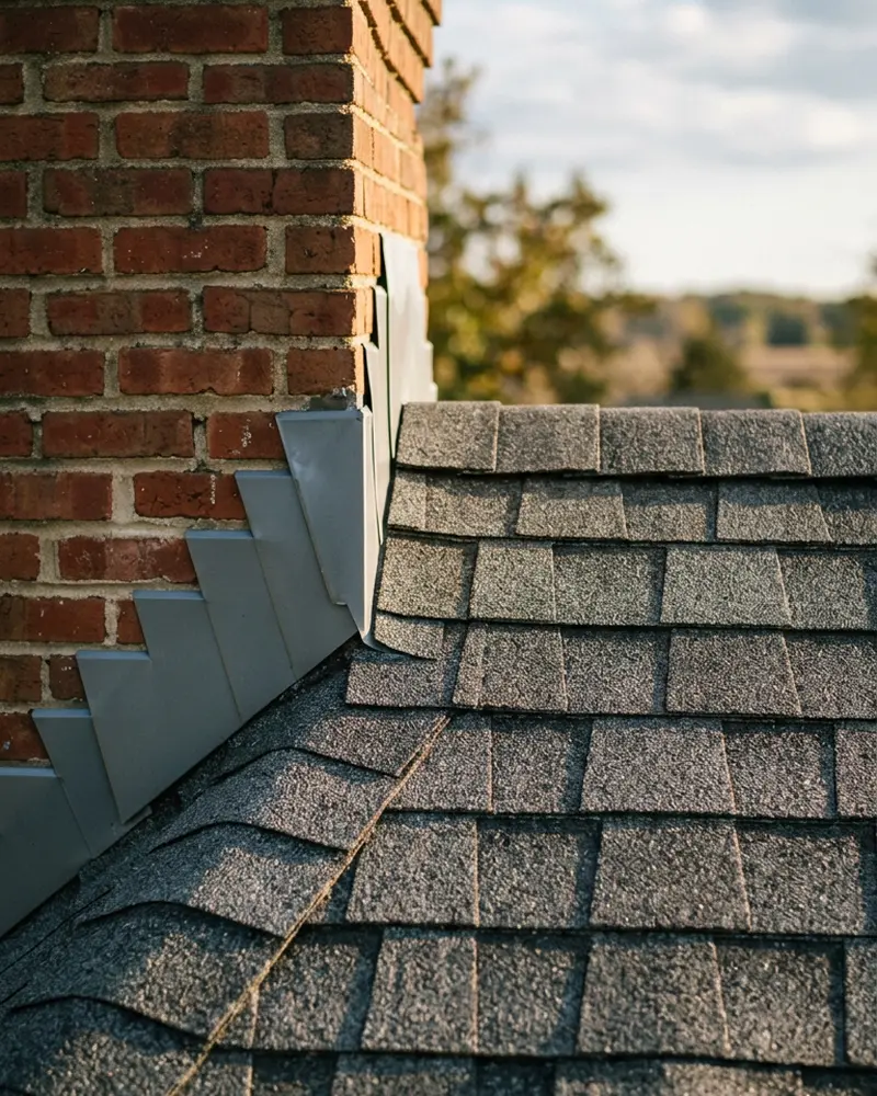 Close-up of Roof Repair work by Beardman Building Services in Bowling Green
